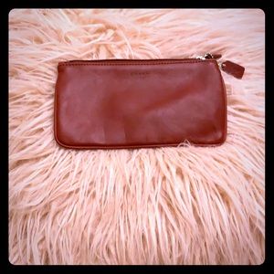 Red Leather Coach clutch
